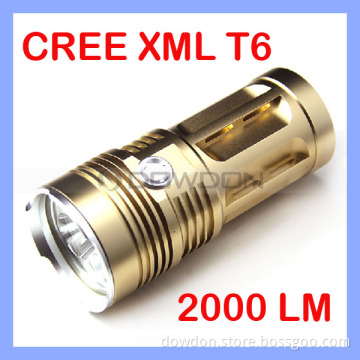 2000 Lumens High Power CREE Xml T6 Torch Zoomable LED Flashlight